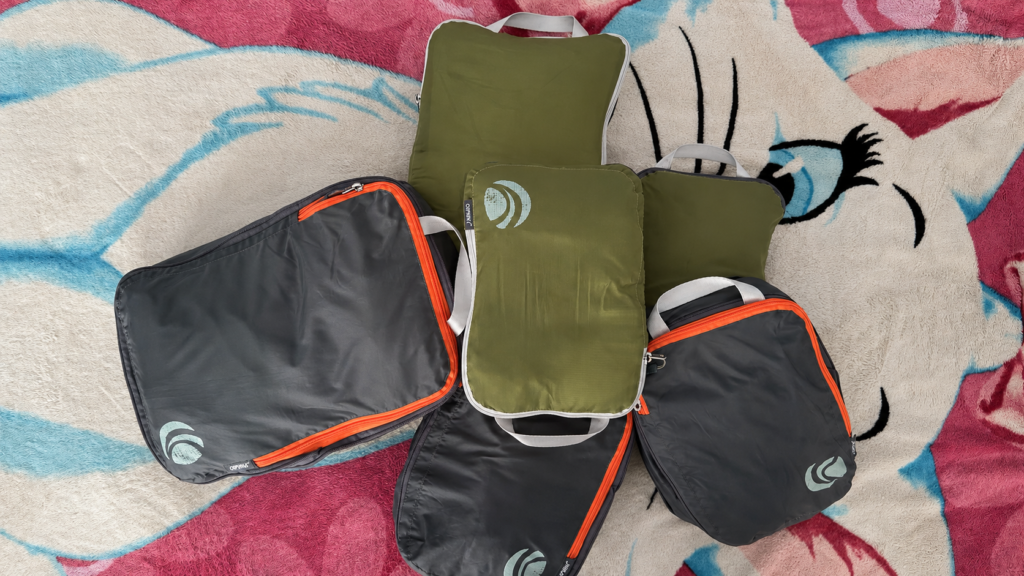 come organizzare lo zaino con packing cubes