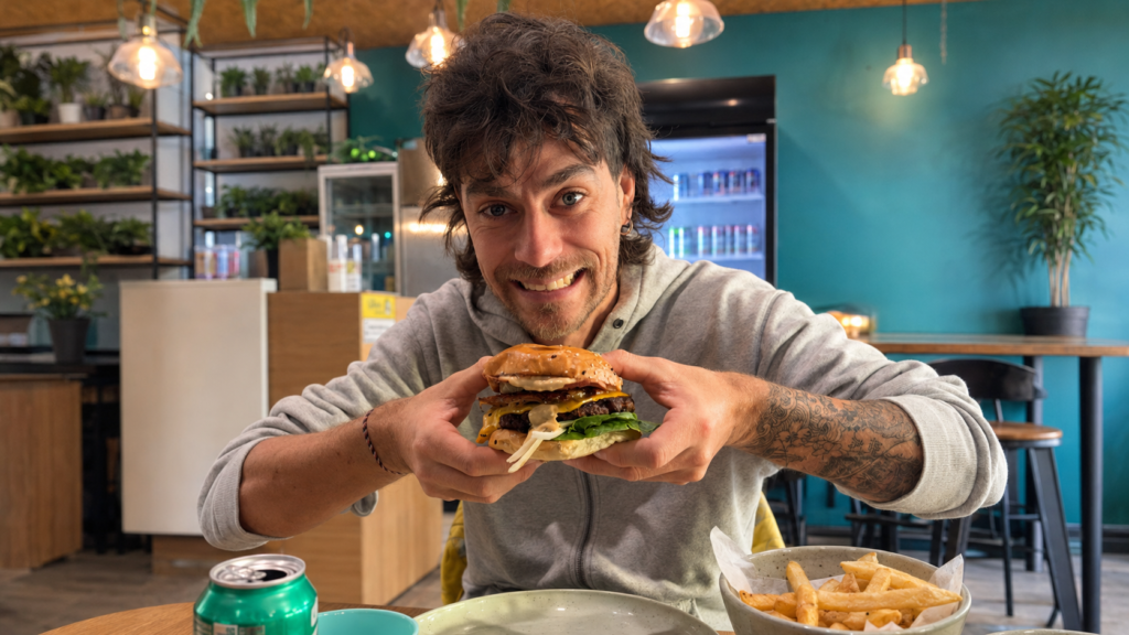 happy cow burger